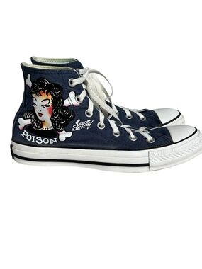 Converse x Sailor Jerry Poison High Tops Sneakers Runners Size Mens 6 Womens 8